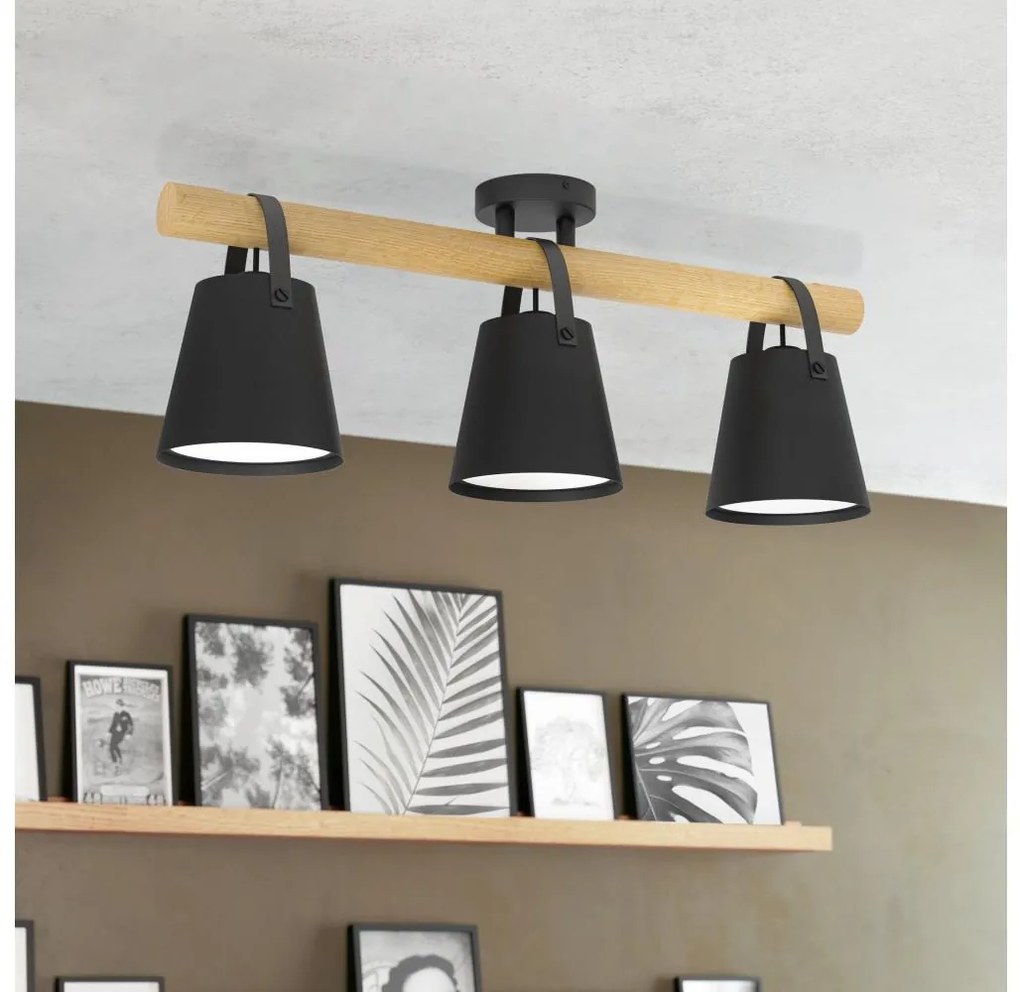 Eglo 43635 - Felületre szerelhető csillár BOYLE 3xE27/10W/230V