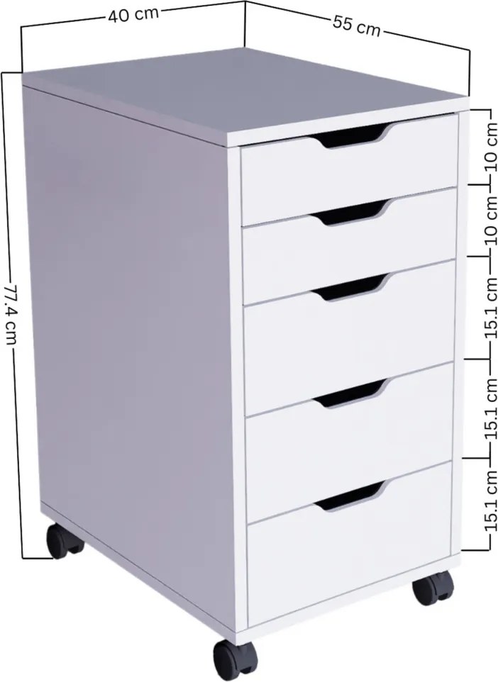 Duru komód, 40 cm