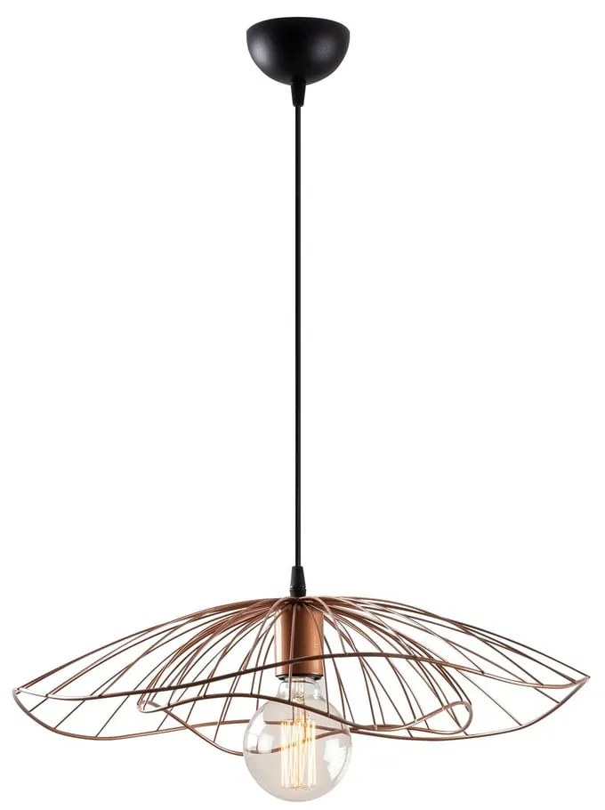 Rézszínű függőlámpa ø 50 cm Tel – Opviq lights