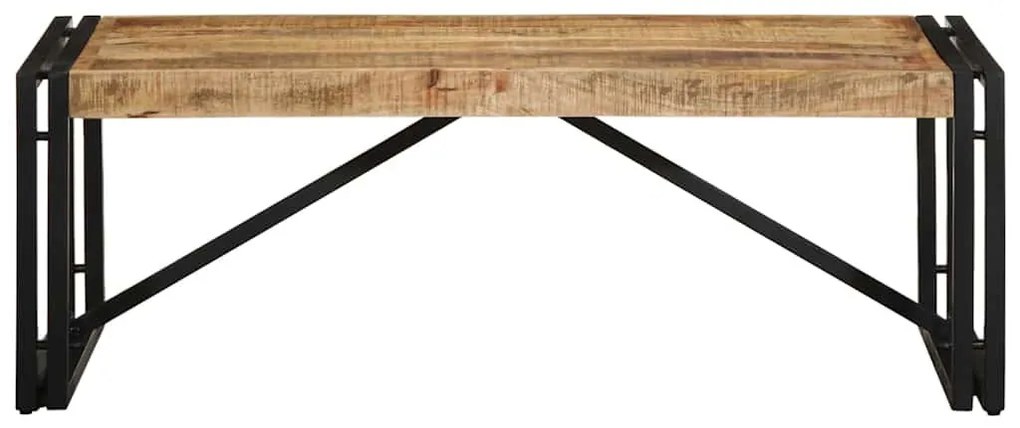 Tömör nyers mangófa dohányzóasztal 100 x 50 x 35 cm