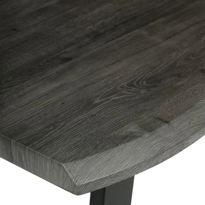 Étkezőasztal 140×80 cm, MDF, Szürke Tölgy. GREY