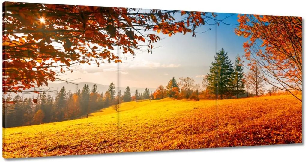 Vászonkép 60x30 Őszi táj