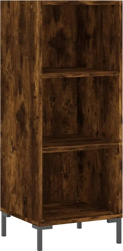 vidaXL sonoma tölgy színű szerelt fa tálalószekrény 34,5x32,5x90 cm