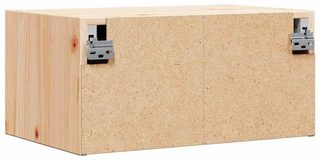 Éjjeli asztal fiókkal Barna 50 x 32.5 x 24 cm Tömör fenyőfa