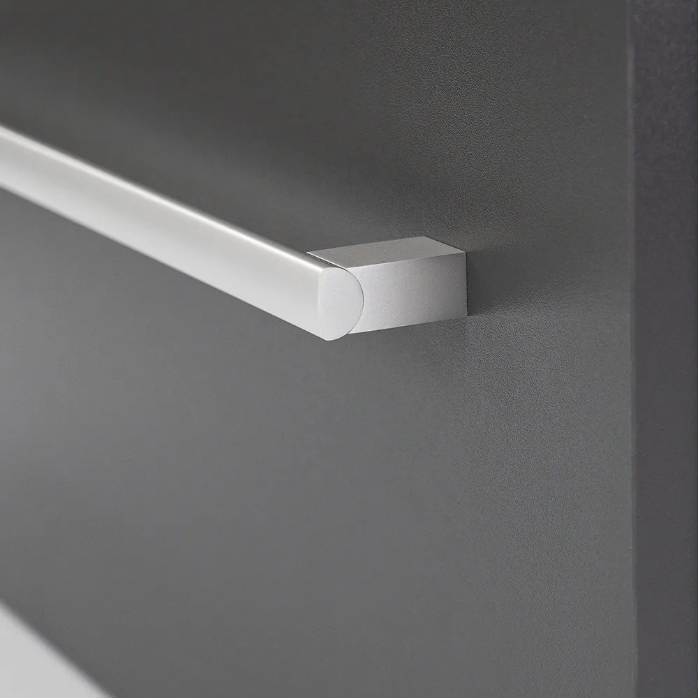 Vario Clam 100 alsó szekrény mosdóval antracit-antracit