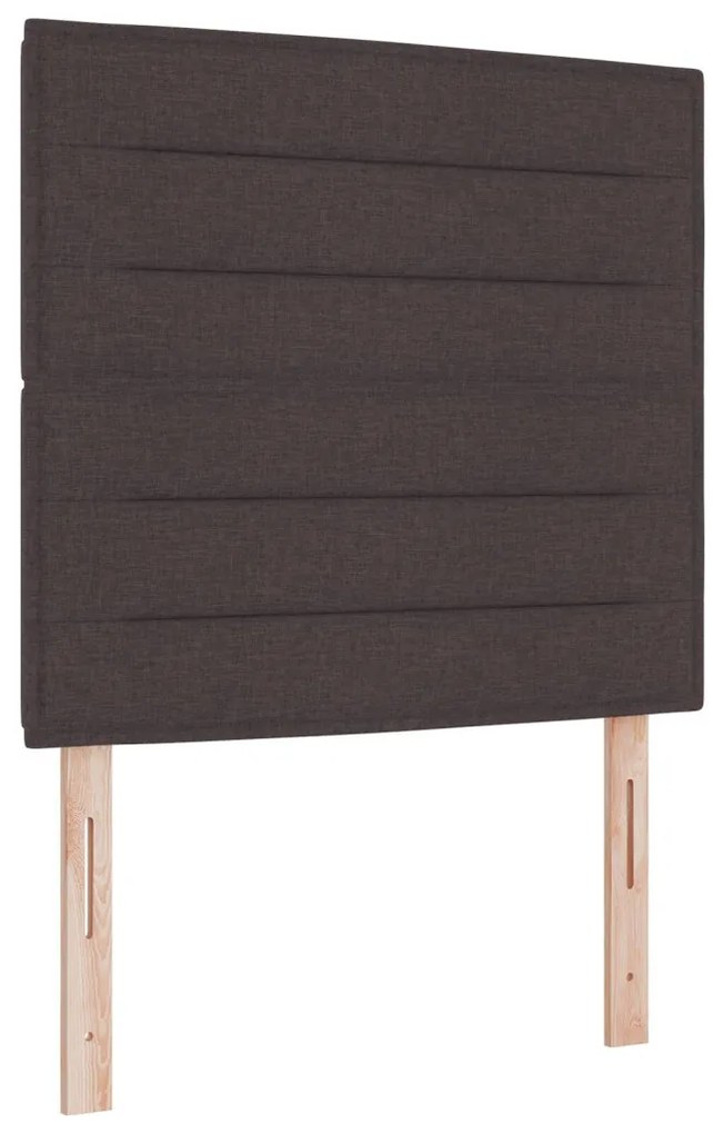 Fejtámla fejtámlával Sötét Barna 80 cm Műbőr