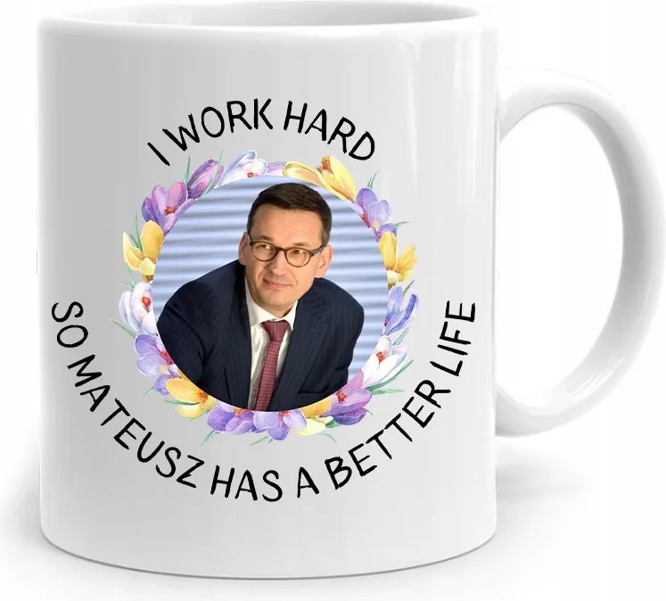 Bögre Politikus Miniszterelnök Mateusz Morawiecki Pis