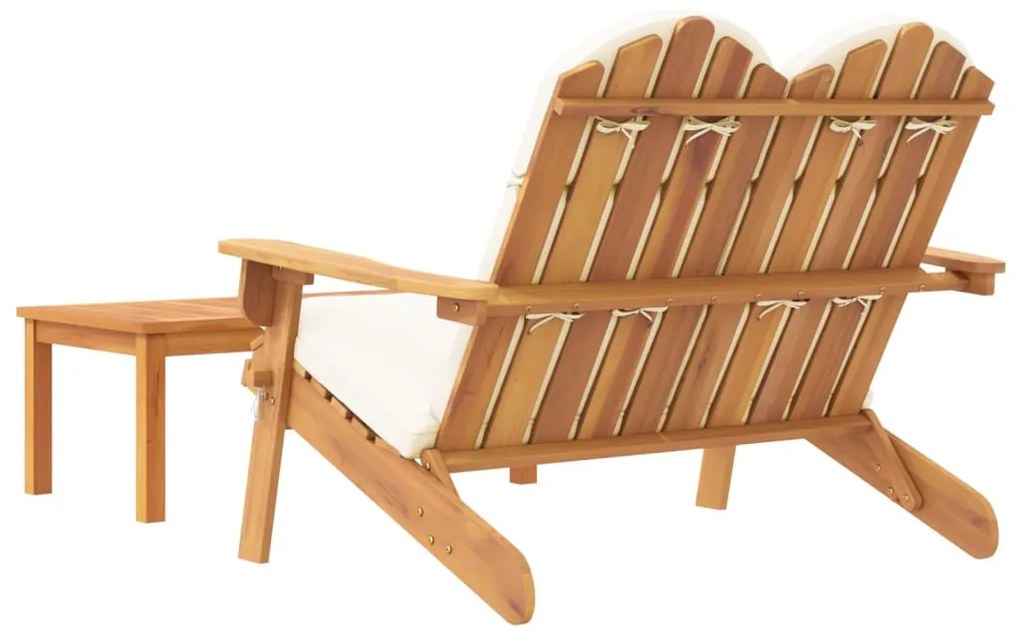 2 részes tömör akácfa kerti Adirondack ülőgarnitúra
