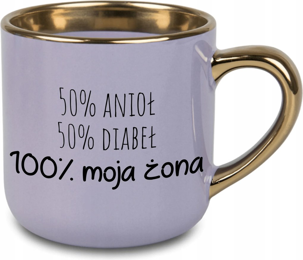 Bögre Nagy Lila 100% Feleségem Ajándék Házassági évfordulóra Feleségnek