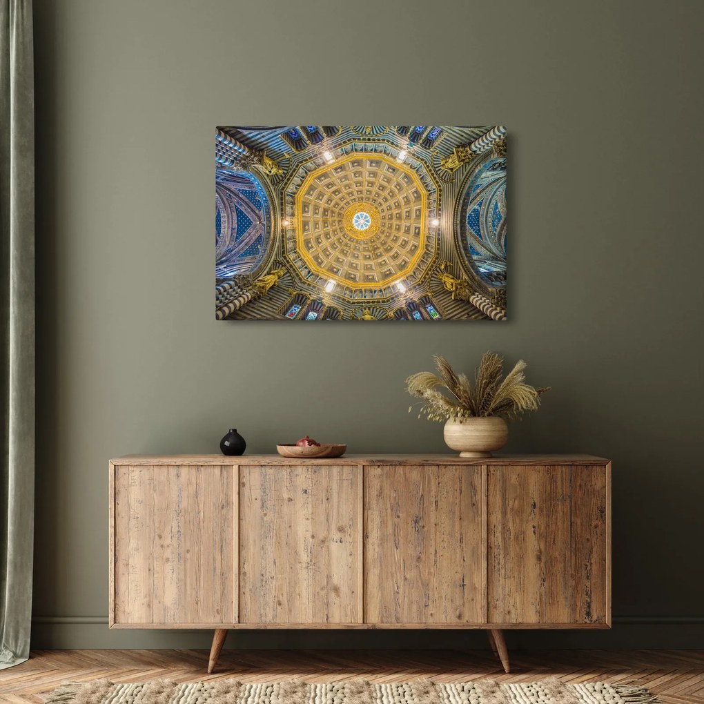 A Siena templom mennyezetének képe (90x60 cm)