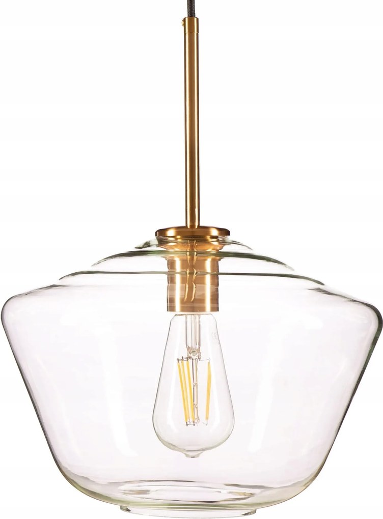 Függő lámpa üveg átlátszó Paris nagy