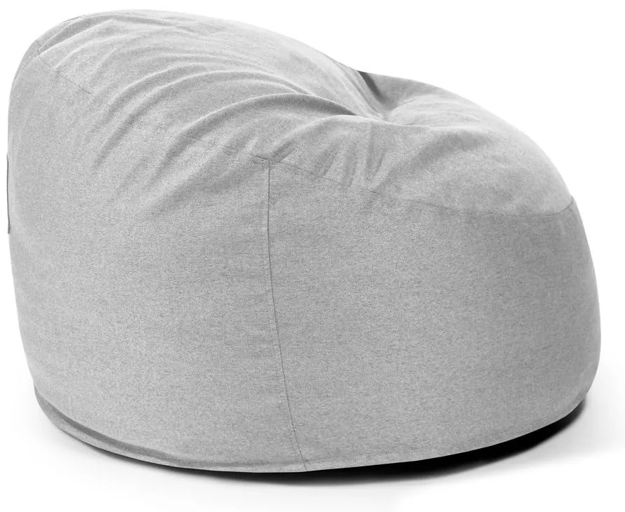 Világosszürke gyerek babzsákfotel Om 85 – SLOWDOWN