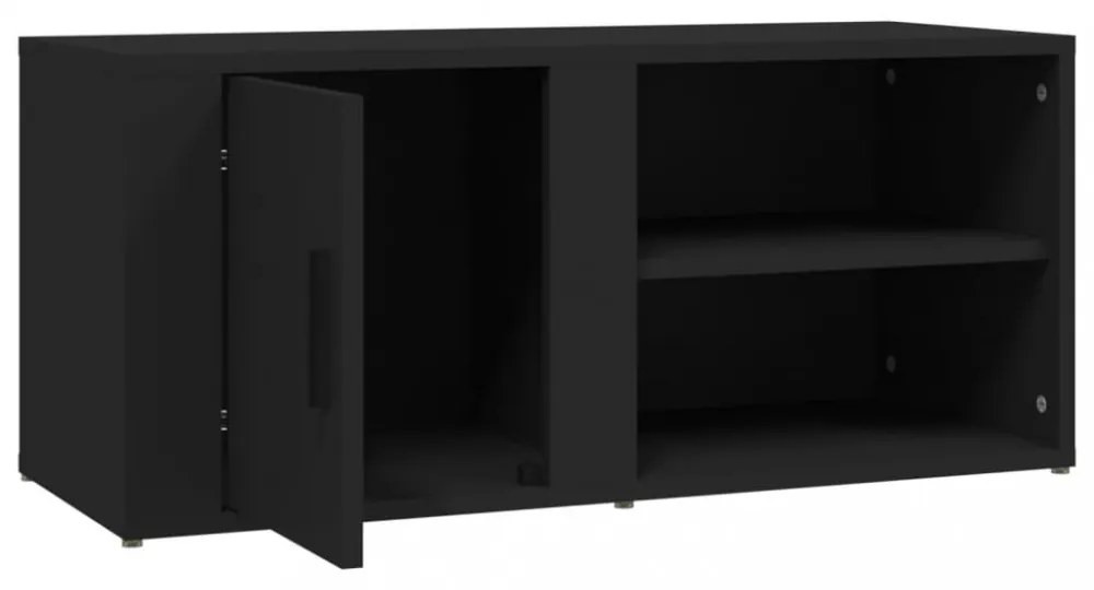 2 db fehér szerelt fa TV-szekrény 80x31,5x36 cm