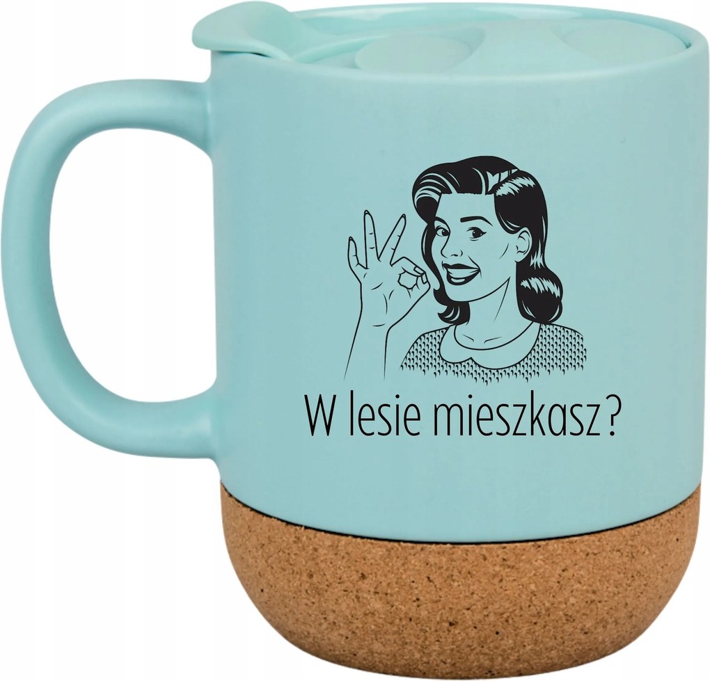 Bögre Kék Sláger Ajándék Vicces Anyák Napja Az Erdőben Élsz?