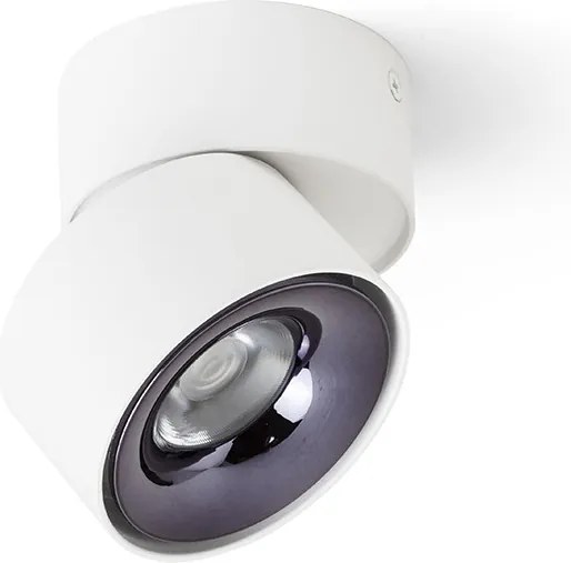 RENDL ALBANO felületre szerelhető fehér fekete króm 230V LED 5W 24° 3000K
