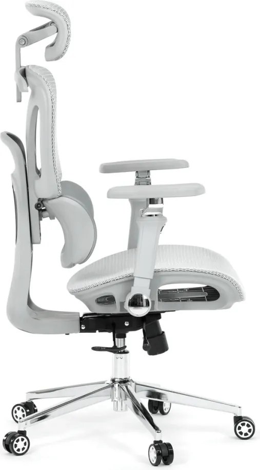 Irodai szék szinkronmechanikás szürke hálós GREY