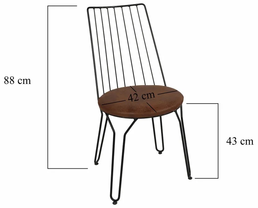 Ada Brown étkezőszék szett, 2 db
