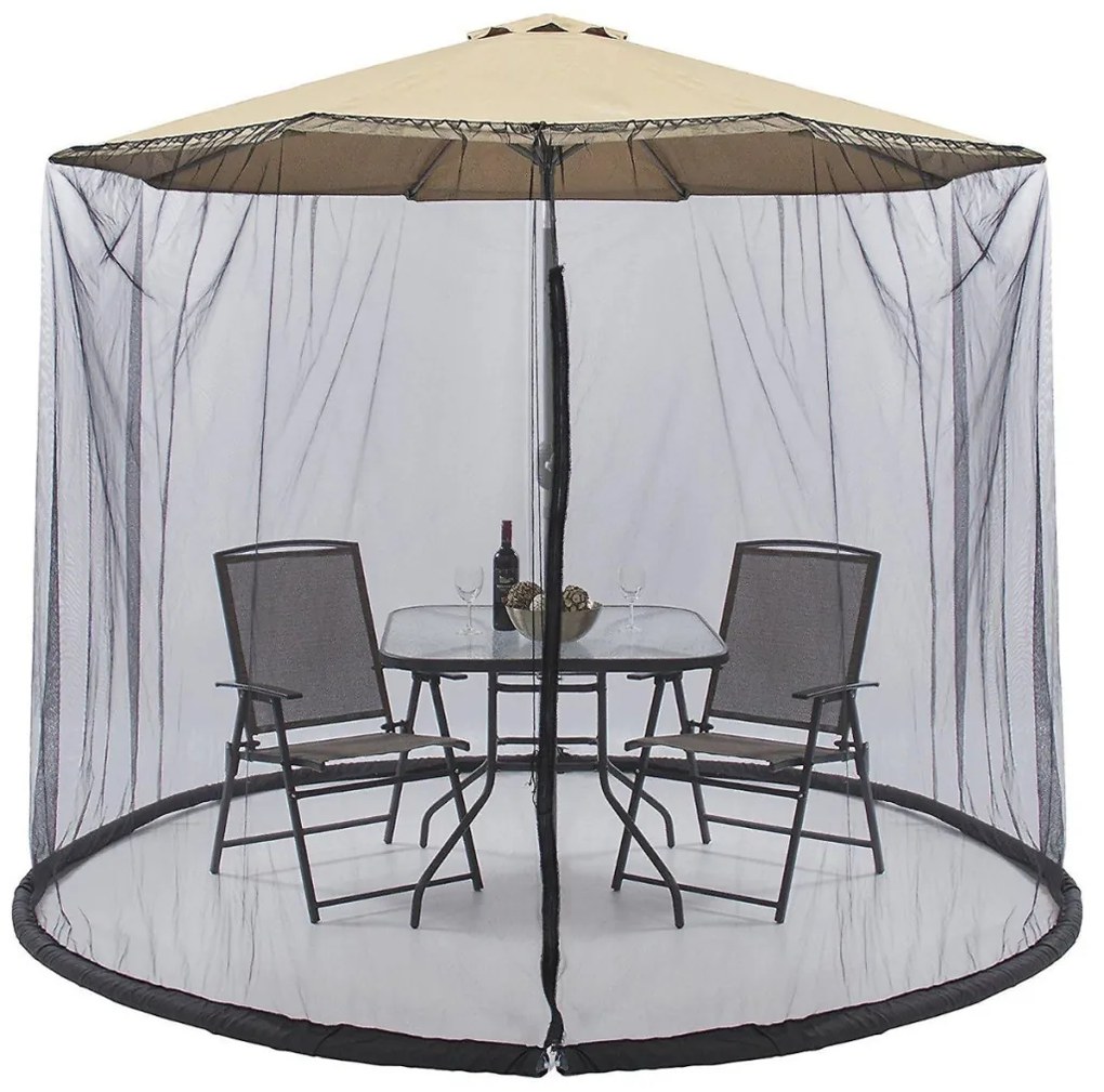 Szúnyogháló napernyőre