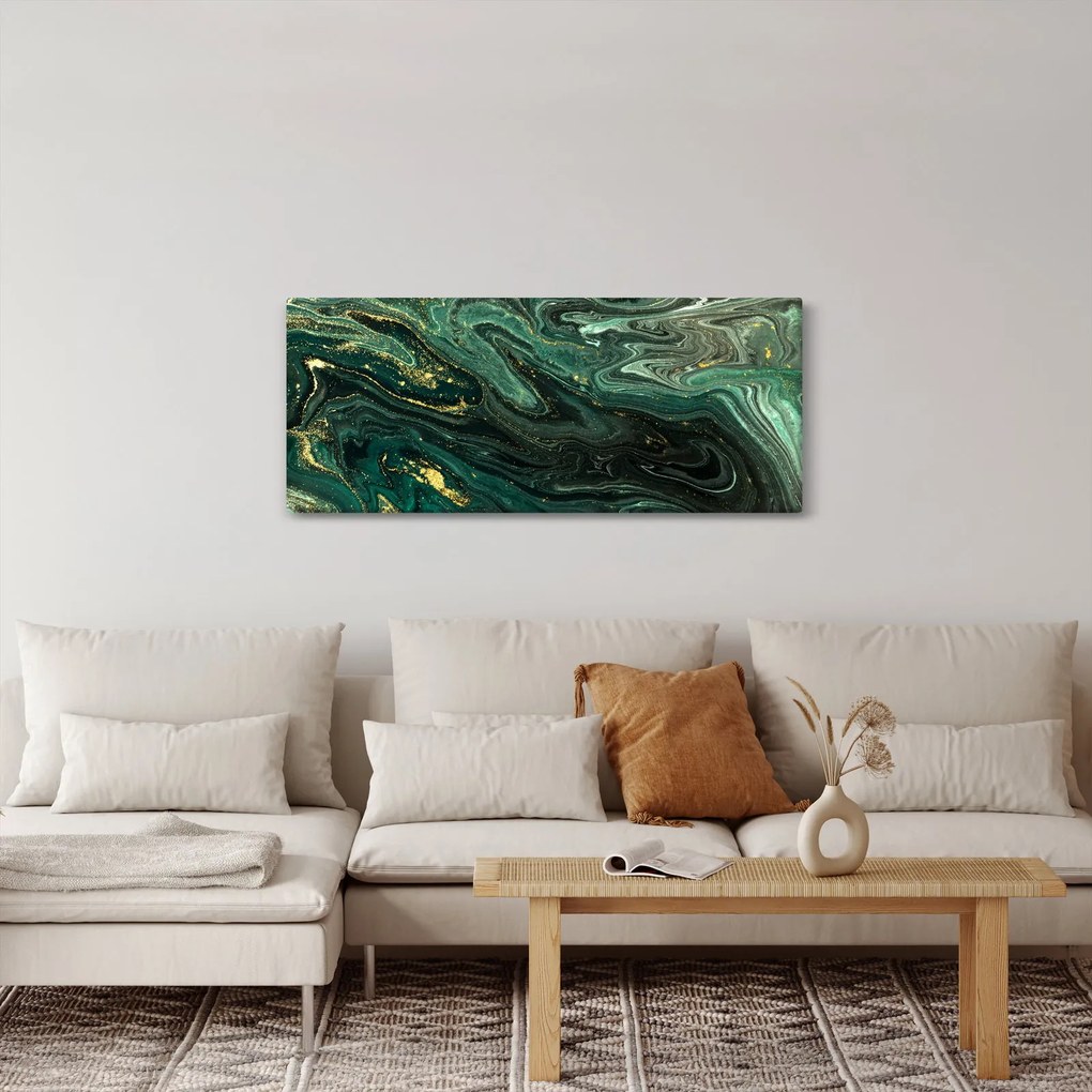 Kép - Zöld márvány (120x50 cm)