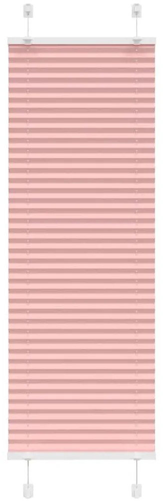 pliszírozott redőny rózsaszín 50x150 cm szövetszélesség 49,4 cm