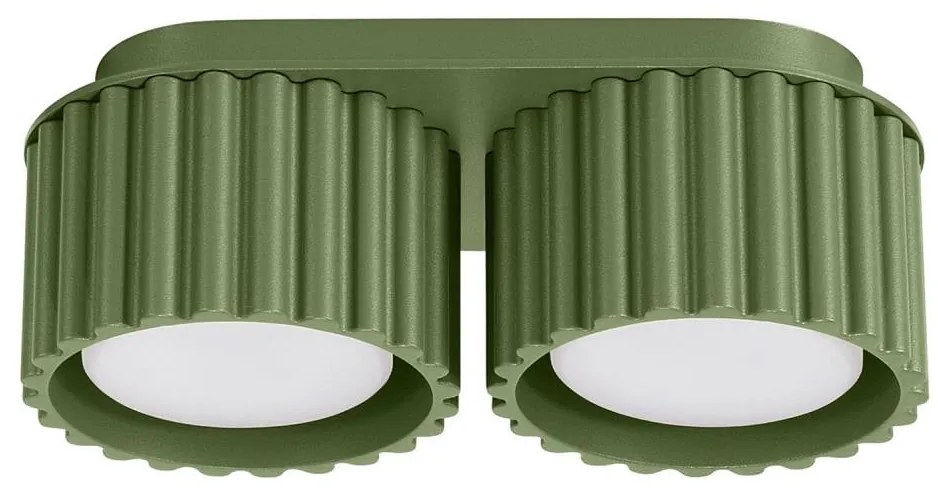 Sollux SL.1798 - AURA spotlámpa 2xGX53/10W/230V zöld