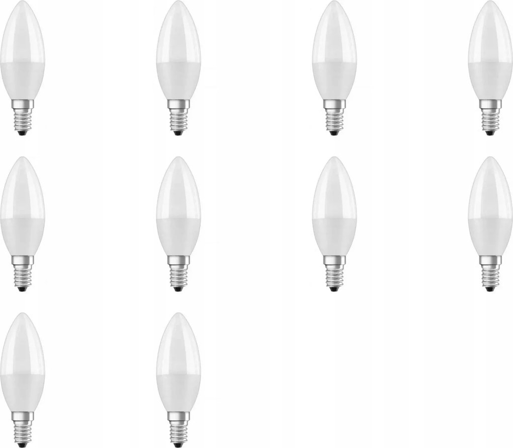 Led izzó Gyertya Kis Menetes E14 10W=60W 3000K Meleg szín 1000lm 10db