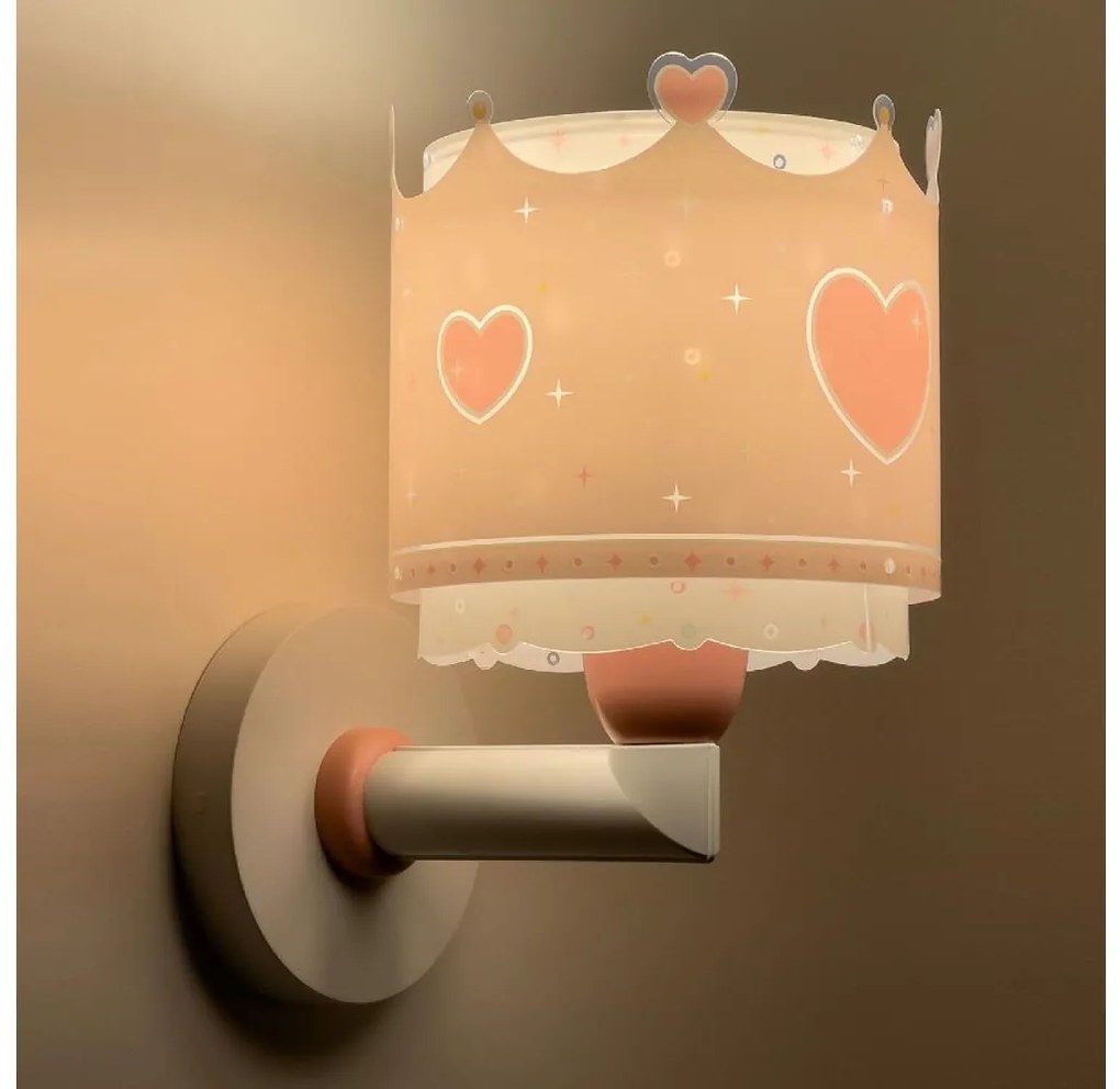 Dalber 61109 - Gyermek fali lámpa LITTLE QUEEN 1xE27/60W/230V