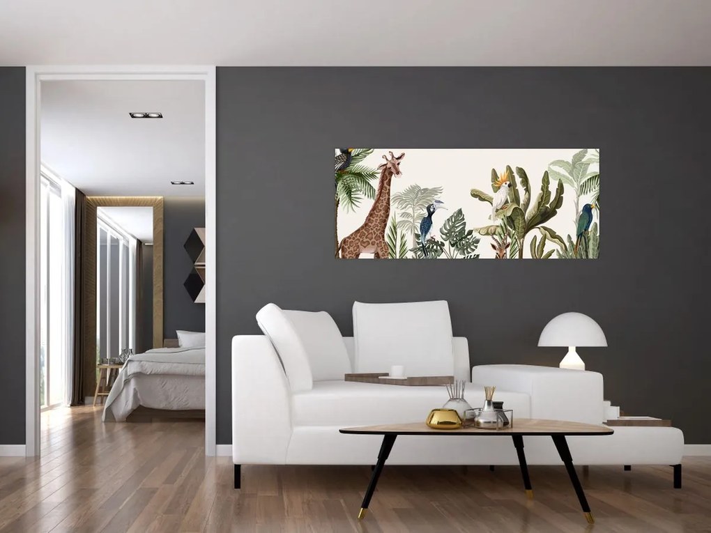 Kép - Afrika lakói (120x50 cm)