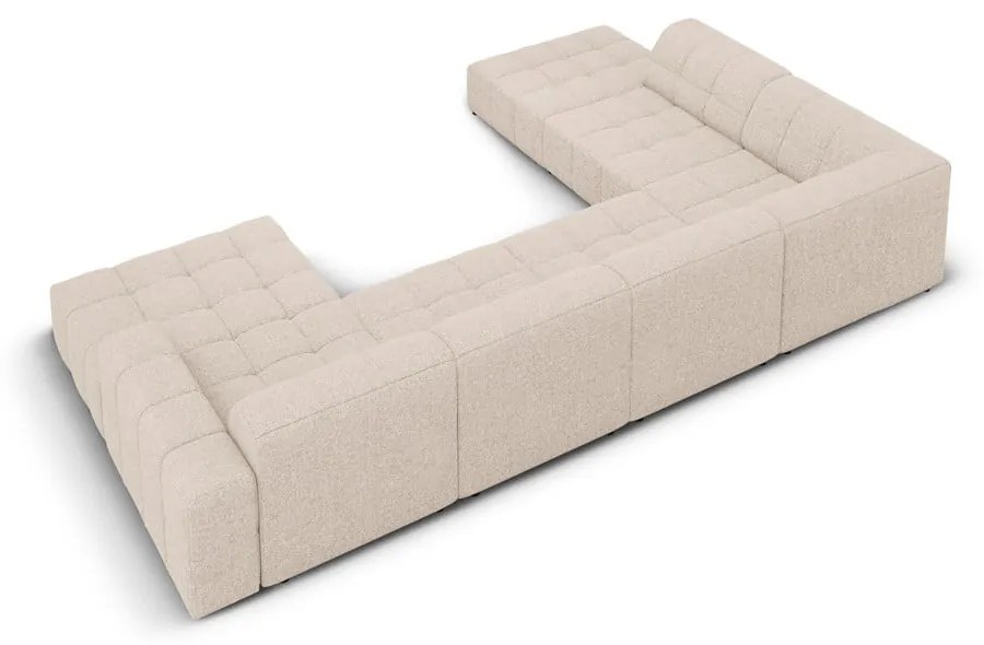 Bézs sarokkanapé (bal oldali-U alakú) Chicago – Cosmopolitan Design
