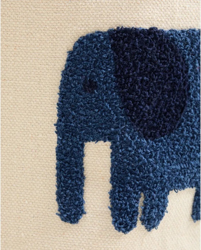 Elefántcsont színű textil játéktároló kosár ø 45x30 cm Tandani – Kave Home