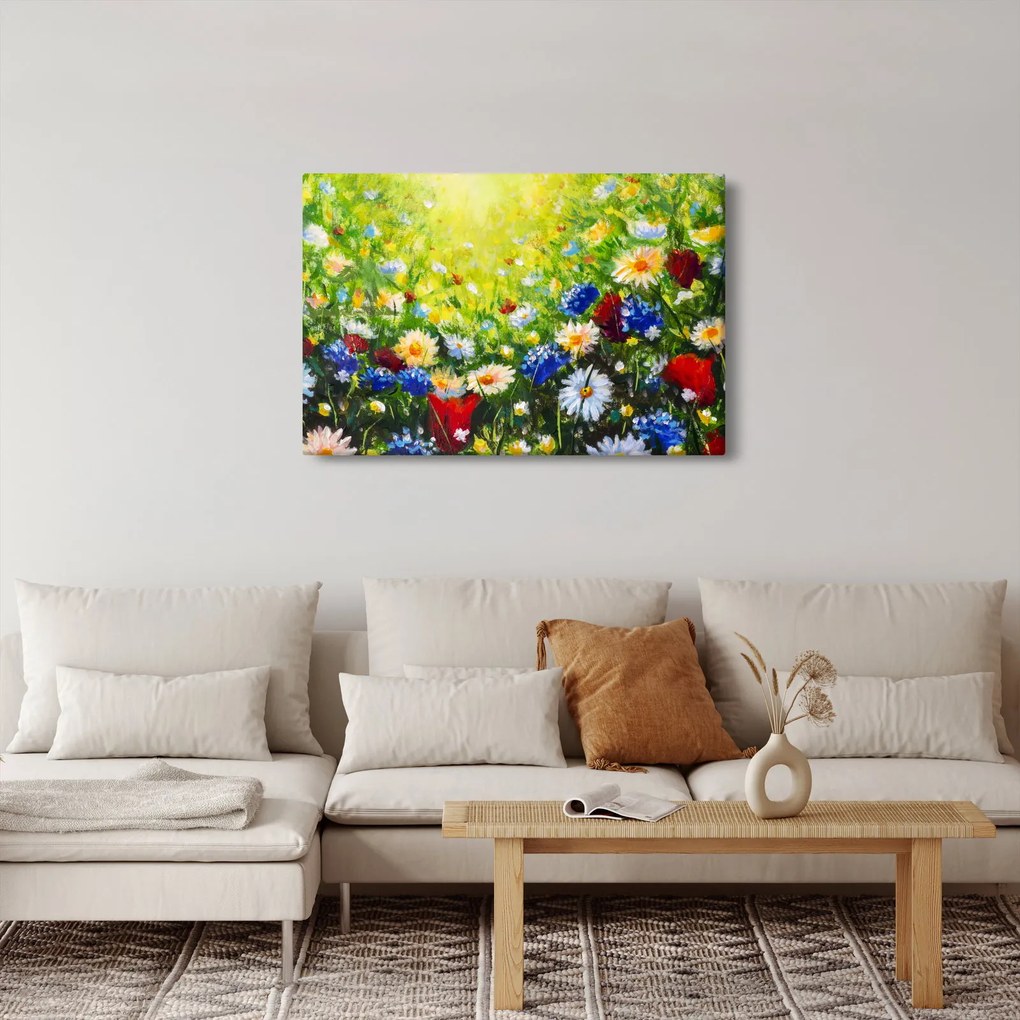 Vadvirágok képe (90x60 cm)