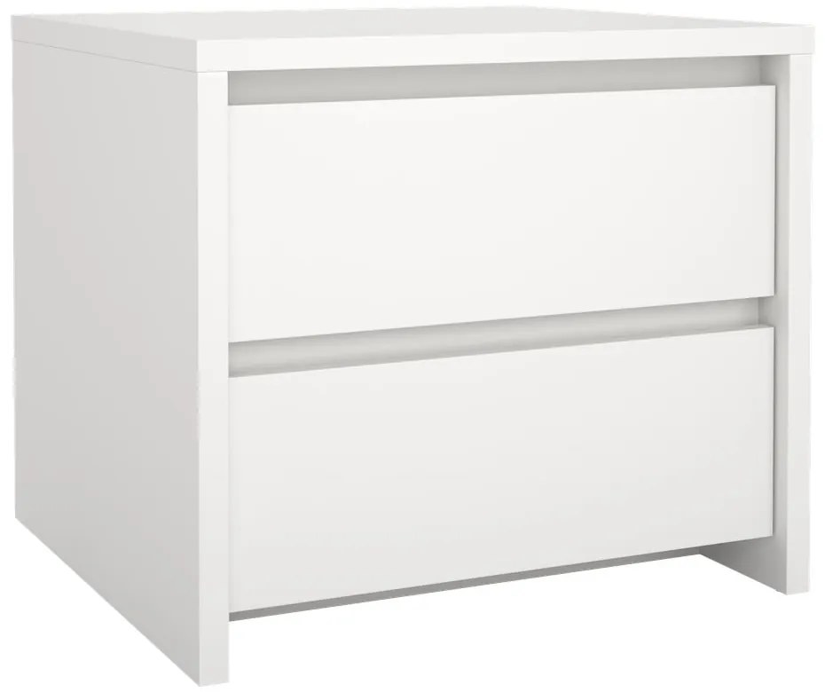 Fehér éjjeliszekrény Next – Tvilum