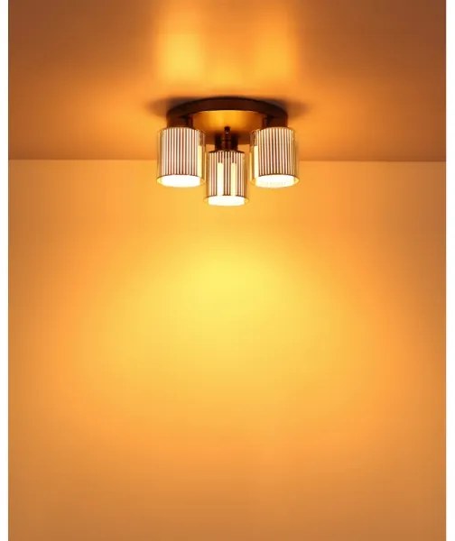 Globo 16056-3D - Mennyezeti lámpatest FELICIA 3xE27/60W/230V átm. 34,5
