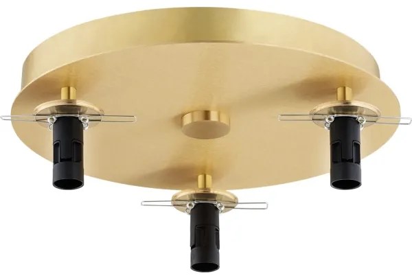 Argon 6290 - Mennyezeti lámpa FABIO 3xE14/7W/230V alabástrom arany