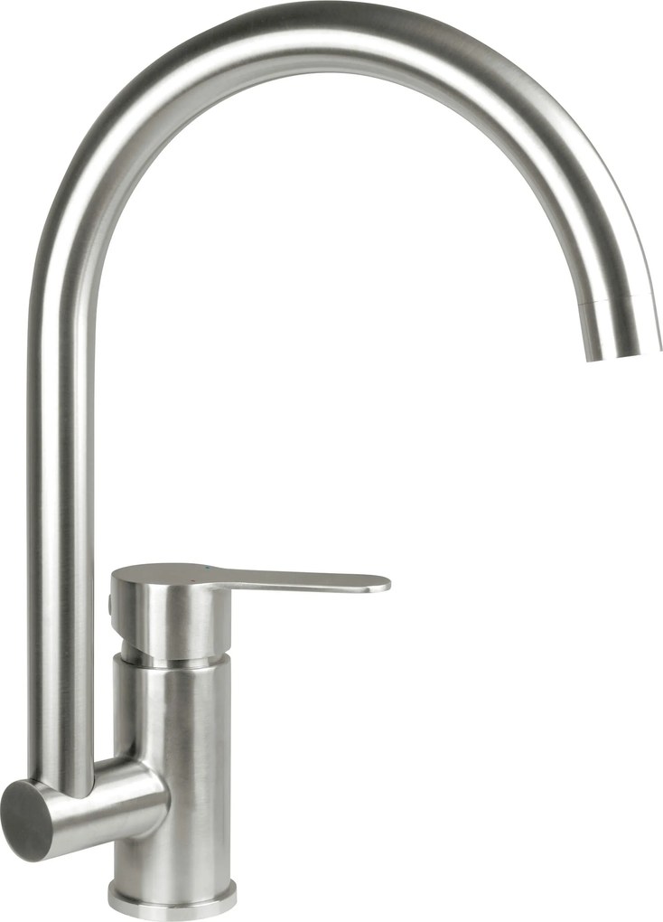 Deante Neo Lupo, mosogató csaptelep, acél, DEA-BLU_F62M