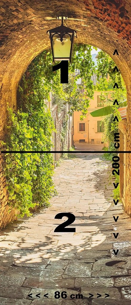 Fotótapéta ajtóra SICILIA 86x200 cm