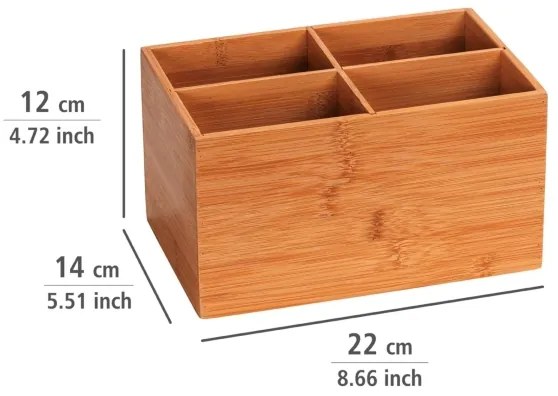 WENKO 23926100 - TERRA tárolódoboz 22x14 cm, barna