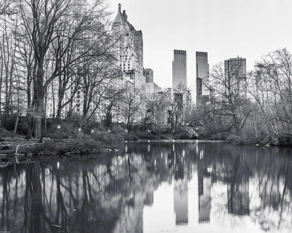 Poszter 50x40cm Központi park Manhattan panorámával 4, Assaf Frank