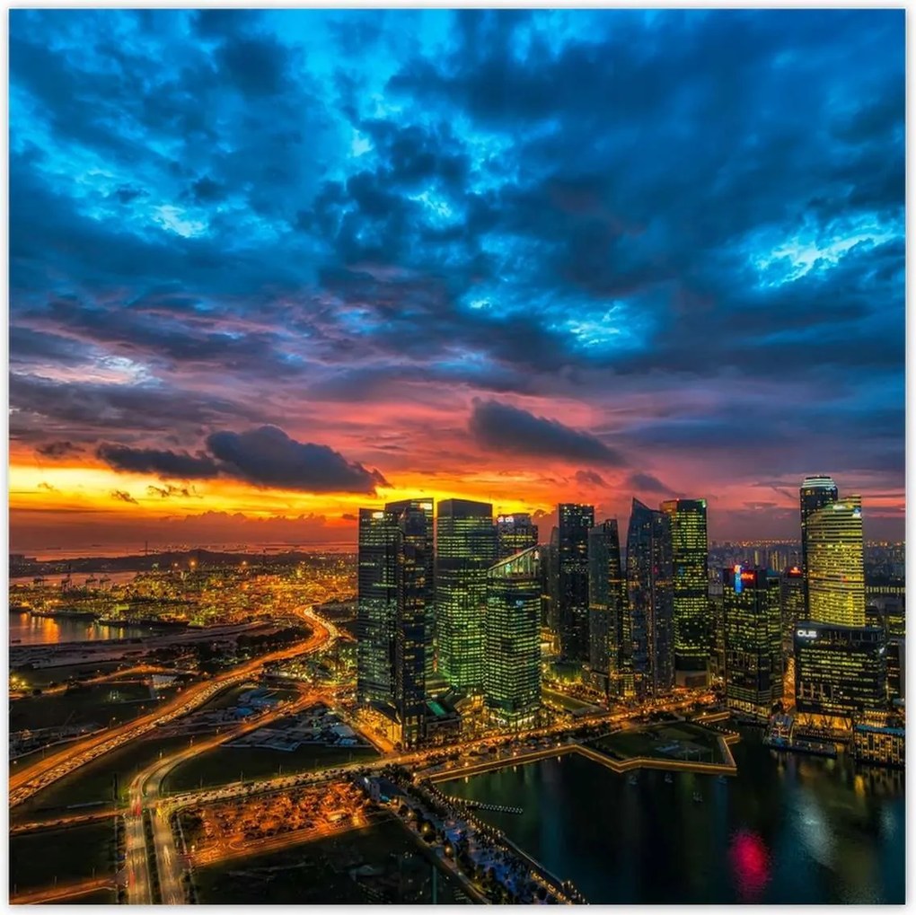 Poszterek 140x140 Városi táj Kilátás