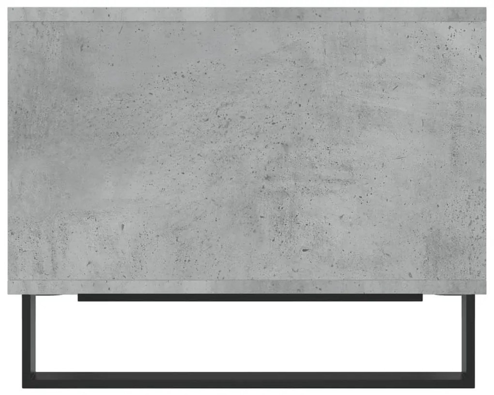 Betonszürke szerelt fa dohányzóasztal 60 x 50 x 40 cm