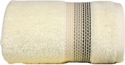 Ombre törölköző 70x140 krémszínű 450g/m2 Frotex Greno