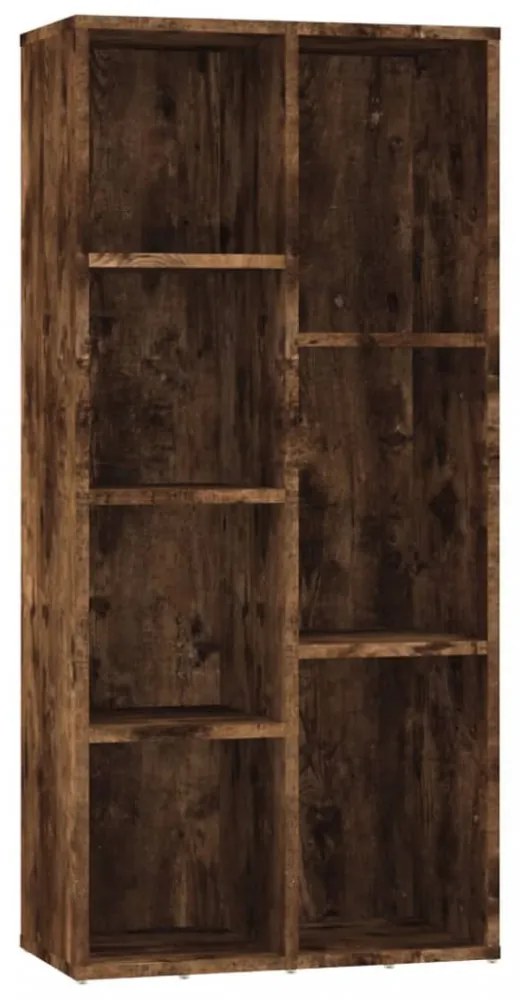 füstös tölgy színű könyvszekrény 50 x 25 x 106 cm