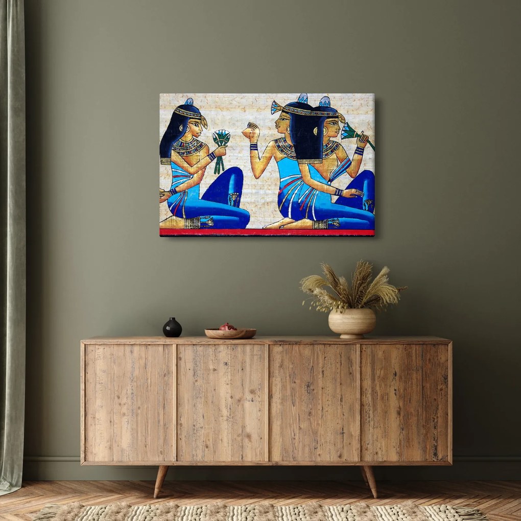 Kép - egyiptomi festmények (90x60 cm)