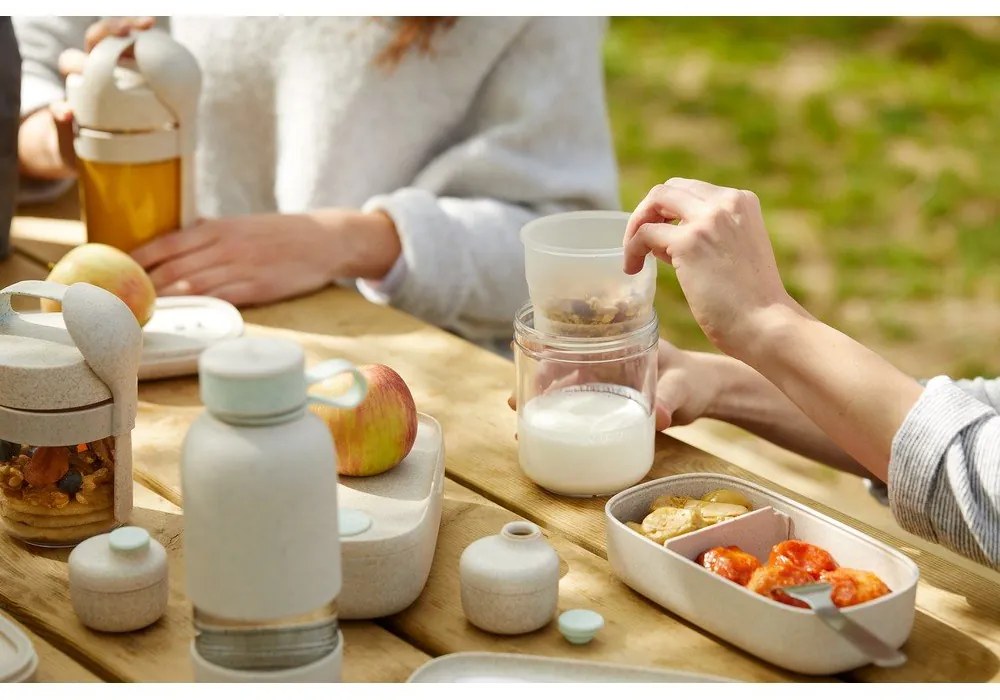 Joghurt tartó kanállal To Go Organic – Lékué