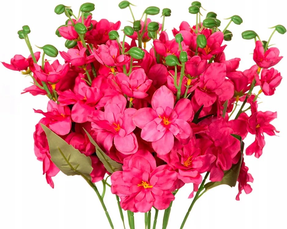 Szarkaláb málna ág művirág nád kompozíció 12 db