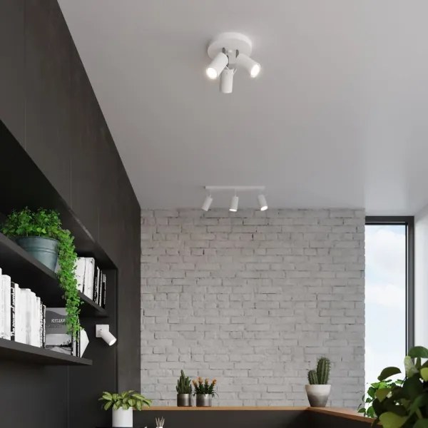 Sollux SL.1015 - Spotlámpa RING 3xGU10/10W/230V fehér