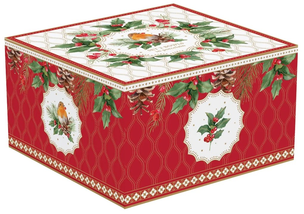 Karácsonyi porcelán tálka szett 2 db Christmas Berries