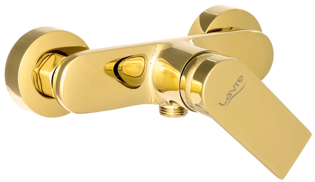 Gamma Rossa, fali zuhanycsaptelep, fényes arany, GMA-BRAN-GD