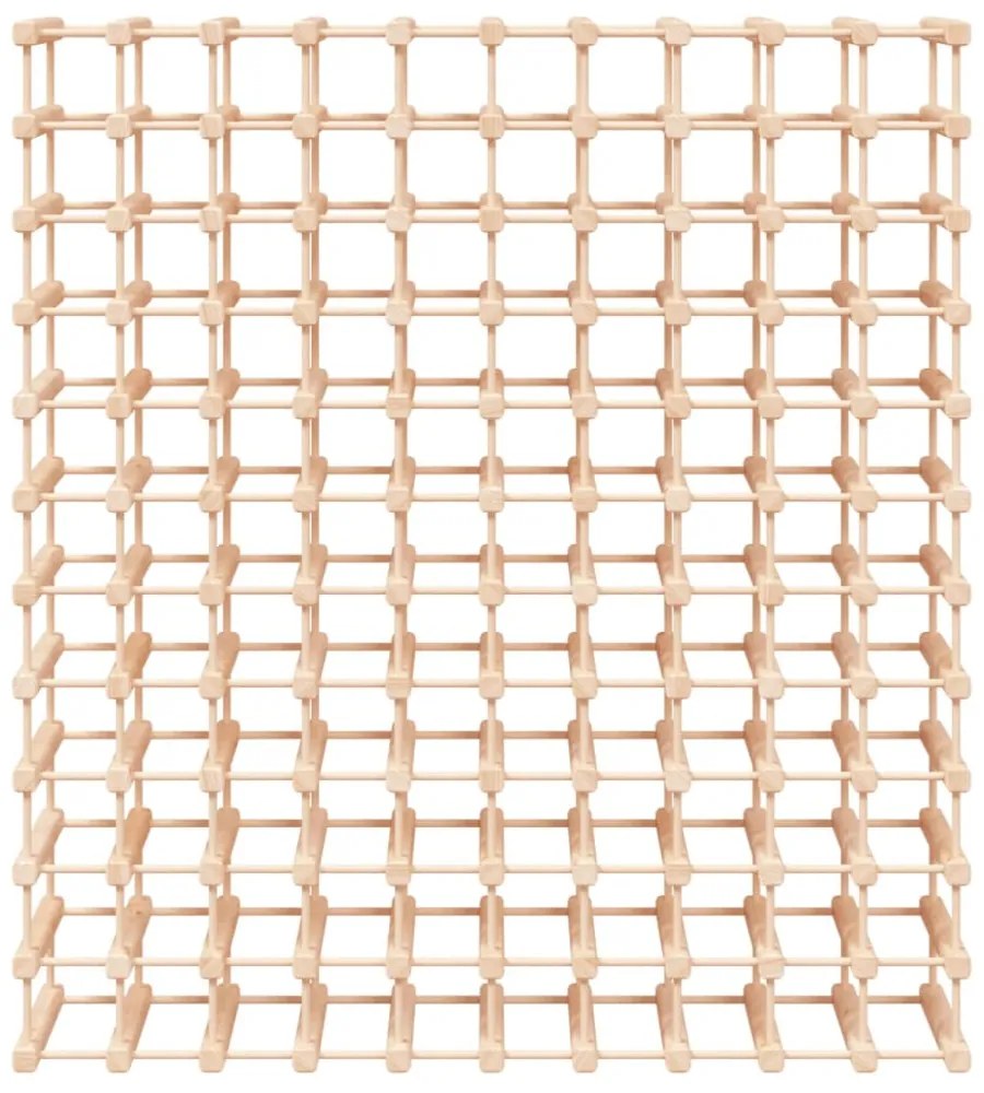 tömör fenyőfa bortartó 120 palackhoz 112,5x23x123,5 cm