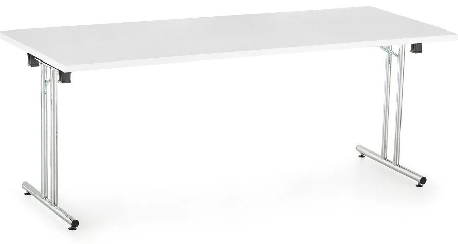 Impress összecsukható asztal 180 x 80 cm, fehér